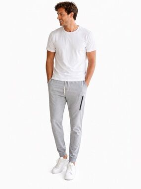 Vuori Sunday Performance Jogger Mens Small Gray Zip Pocket Pants